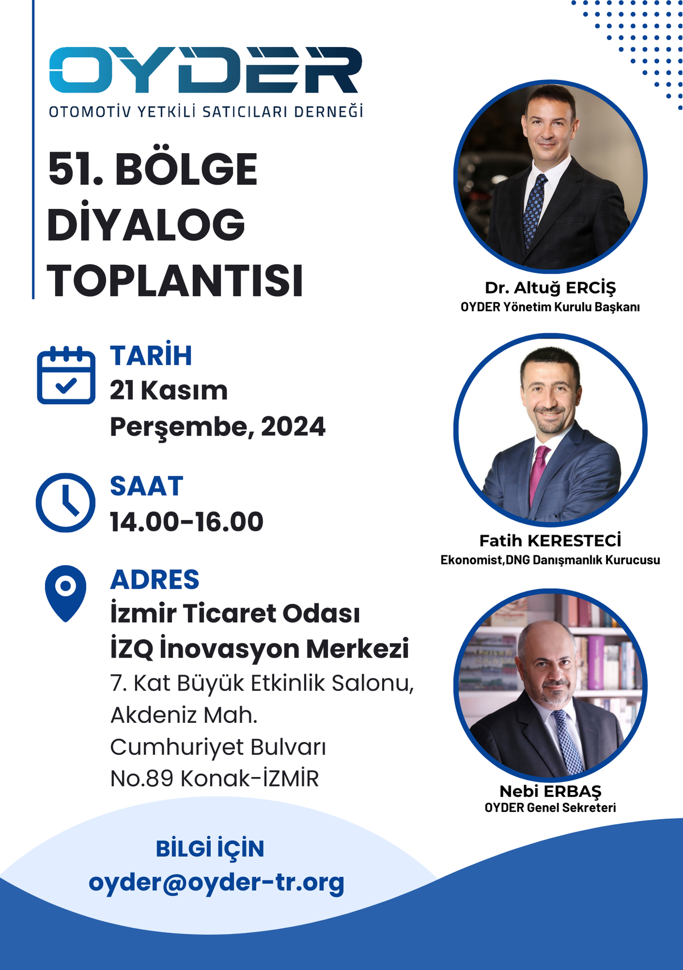 OYDER 51. Bölge Diyalog Toplantısı - 21 Kasım 2024 İzmir