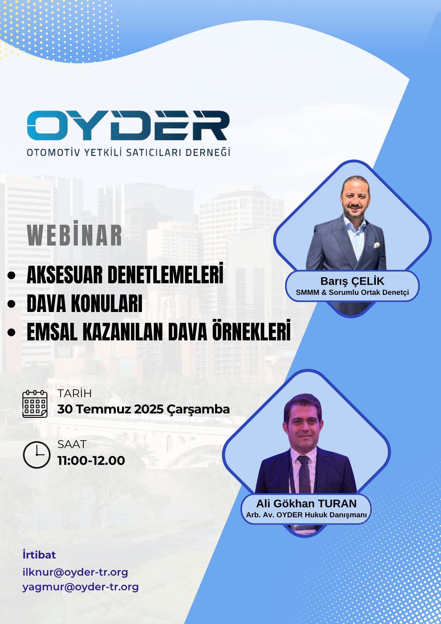 30 Temmuz 2025 Aksesuar Davaları Webinarı