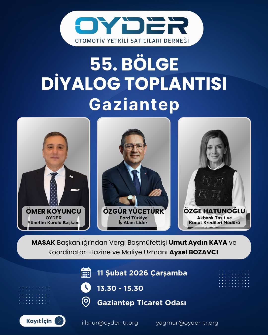 OYDER 55. Bölge Diyalog Toplantısı - 11 Şubat 2026 / Gaziantep