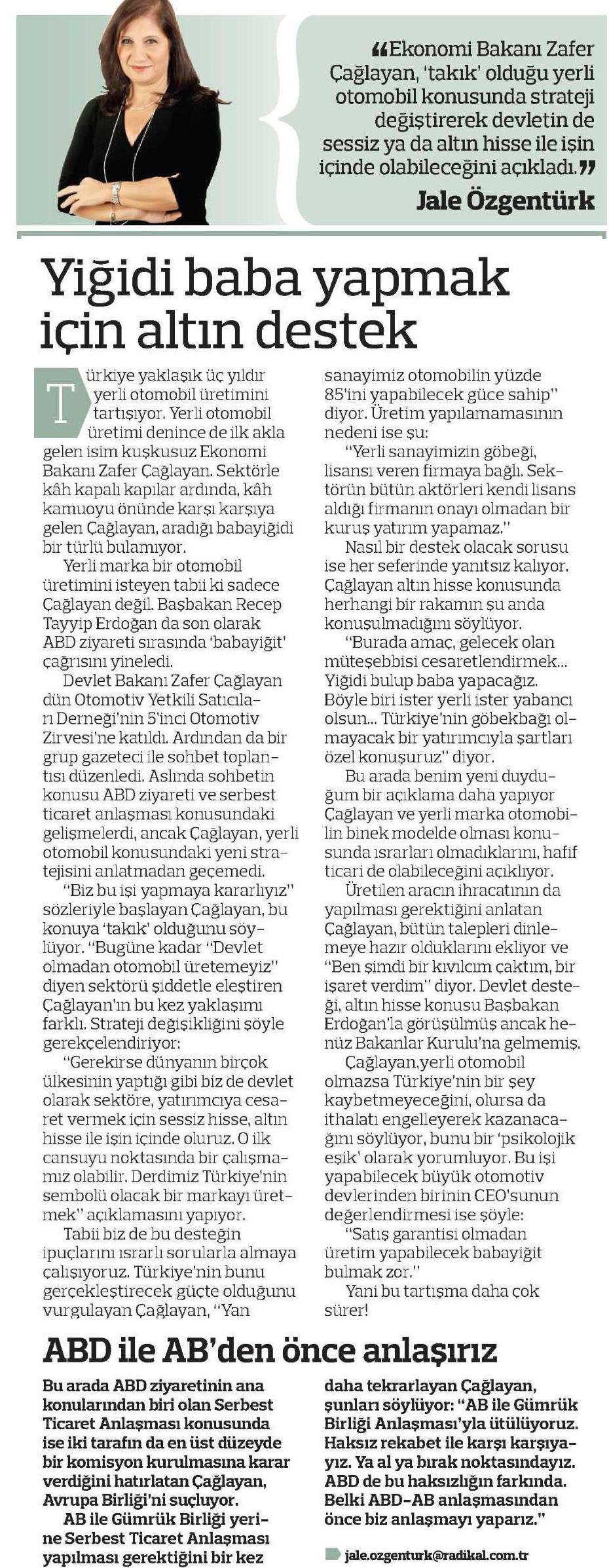 BABAYİĞİDE ÖZEL TEŞVİK