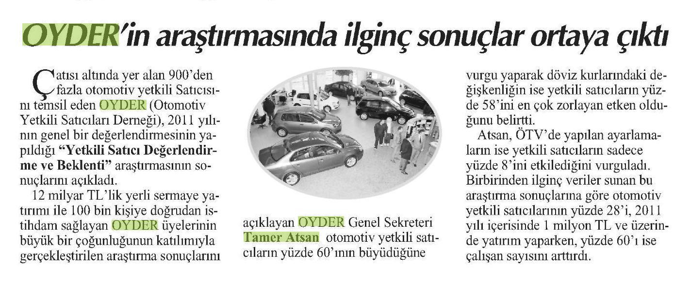 Krizlere rağmen 2012&#39;de dünya otomotiv üretimi artacak