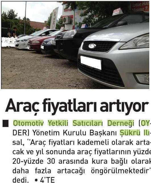 OTOMOBİL ALACAKLAR DİKKAT!