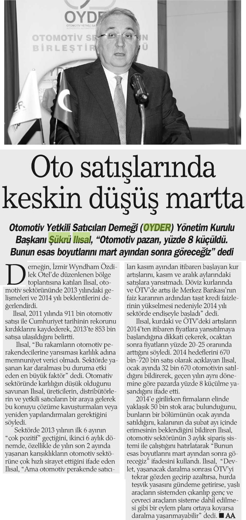 OTOMOTİV  EN BAŞARILI İKİNCİ YILINI YAŞADI